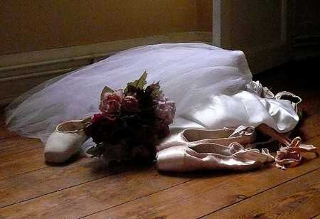 Tulle et chaussons de danse